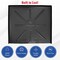 American Built Pro Dishwasher Drain Pan - Open-Ended Directs wtr Upfront for Leak Detection  - 24 inch x 20.5 inch, Blk DWP-1B - alternate 3